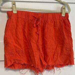 Umgee High Waist Orange Shorts